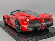 Modellautos 1:12 BBR Ferrari LaFerrari Aperta Met. Red UNIKAT 01/01 Vitrine OVP