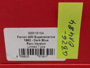 Modellautos 1:18 BBR Ferrari 400 SA 1962 Blau RAIN / DIRTY VERSION Ltd 07/07 OVP