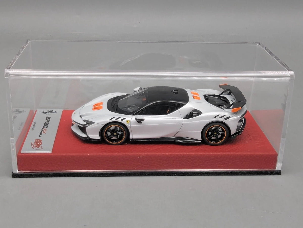 Modellautos 1:43 BBR Concept43 Ferrari SF90 XX Stradale Ltd 12/20 Weiß mit OVP
