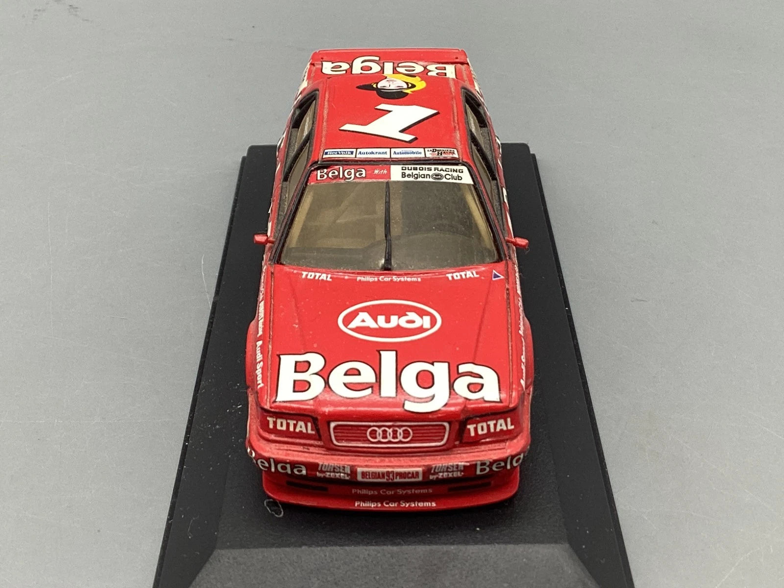 Modellautos 1:43 Minichamps Audi V8 Quattro Evo Belgian Procar 1993 #1 mit OVP