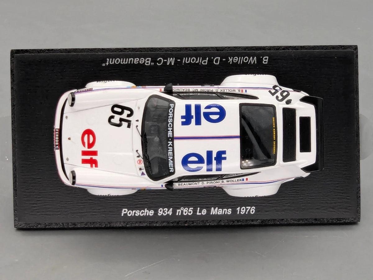 Modellautos 1:43 Spark S3402 Porsche 934 24h Le Mans 1976 #65 OVP