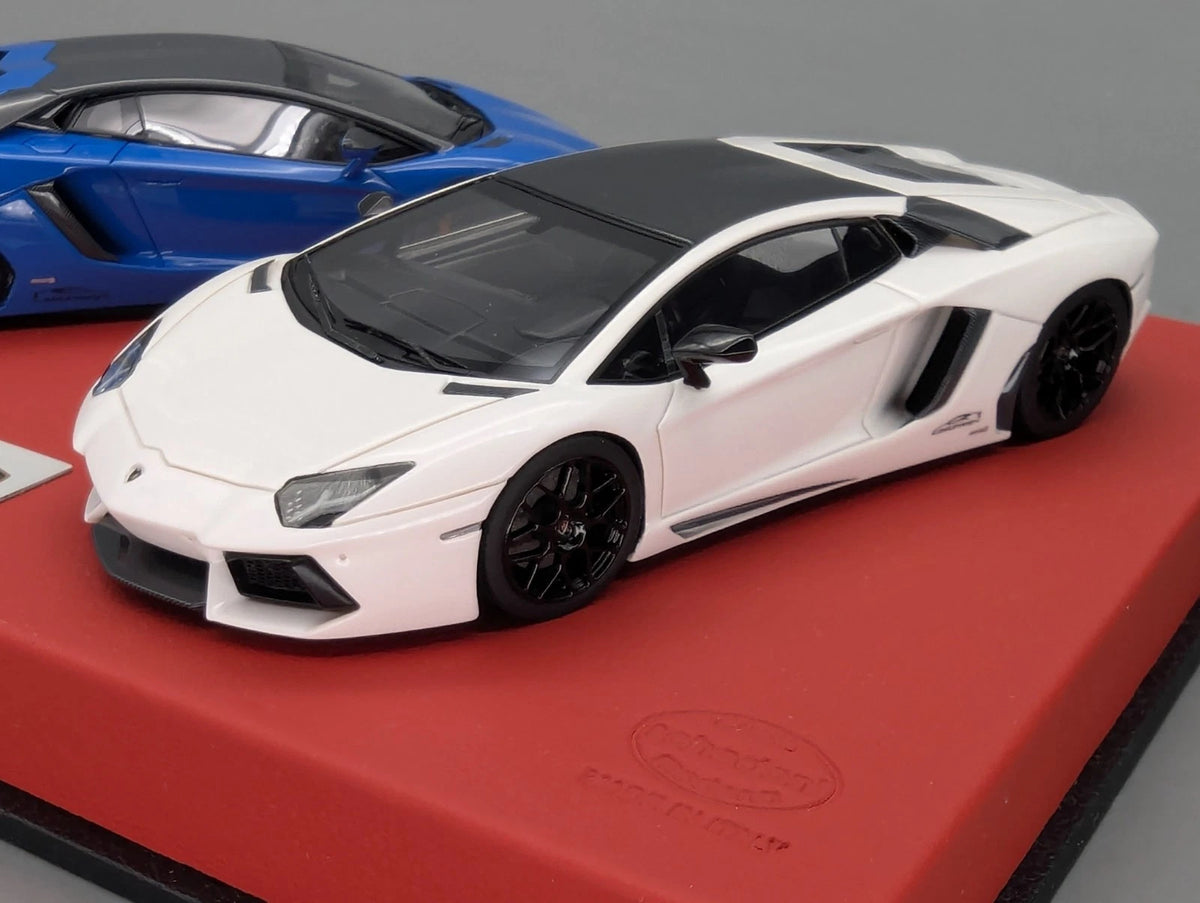 Eidolon Make Up 1:43 Lamborghini Aventador LP760-2 Blau und Weiß 2tlg Set OVP