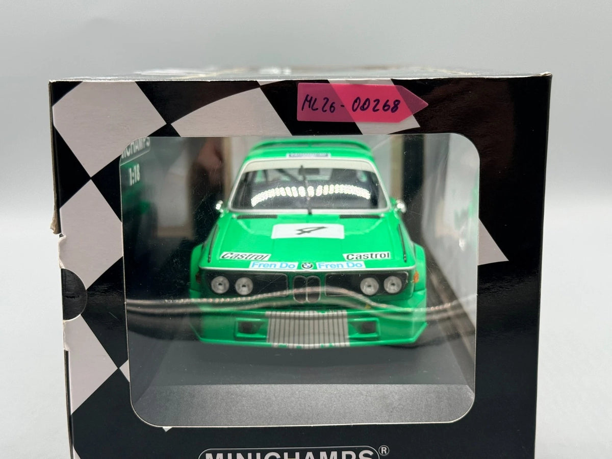 Modellautos 1:18 Minichamps BMW 3.0 CSL Winner ETCC Zandvoort 1979 #4 mit OVP