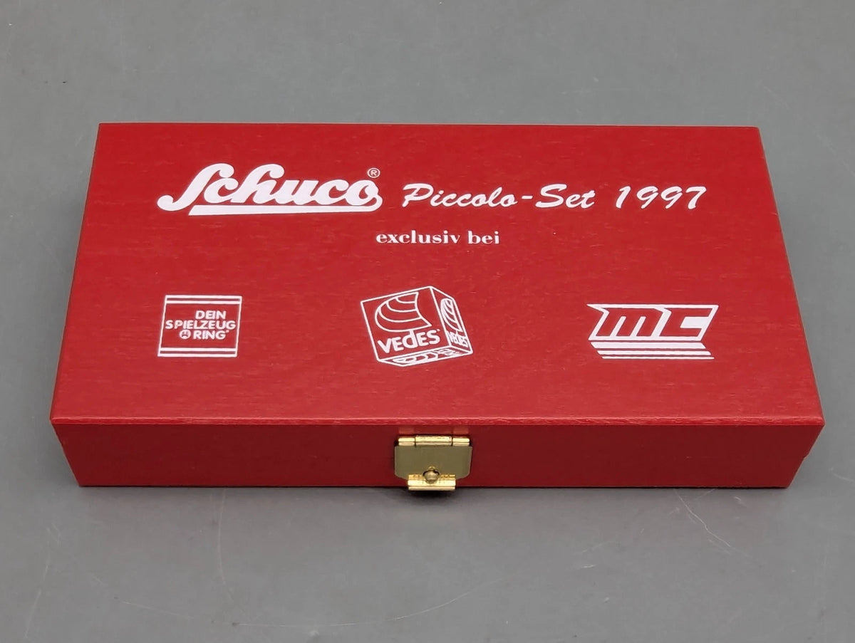 Modellautos 1:90 Schuco Piccolo-Set 1997 3-teilig Mercedes Porsche DKW OVP