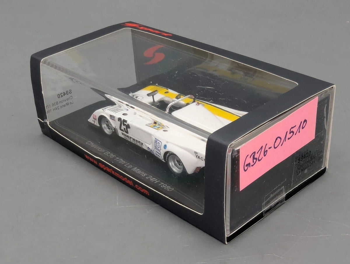Modellautos 1:43 Spark S9420 Chevron B36 24h Le Mans 1980 #25 mit OVP