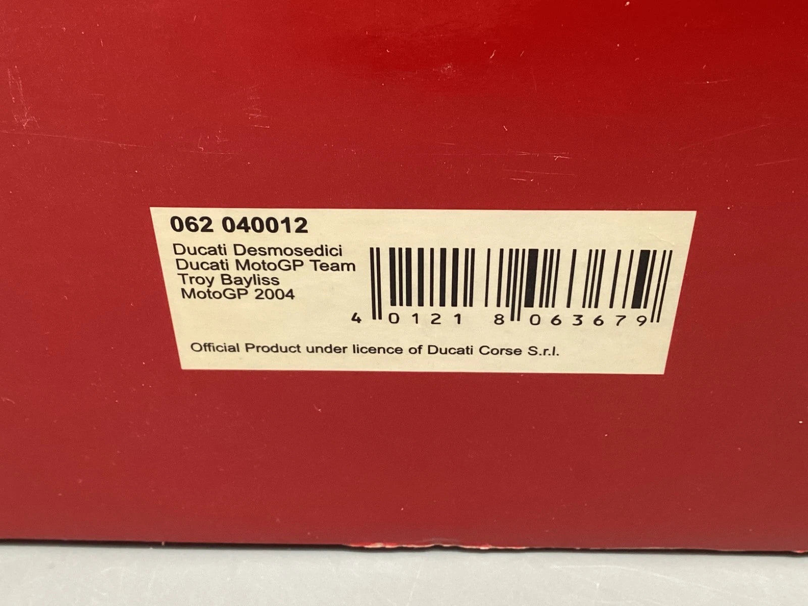 Motorrad Modell 1:6 Minichamps Ducati Desmosedici MotoGP 2004 Troy Bayliss OVP