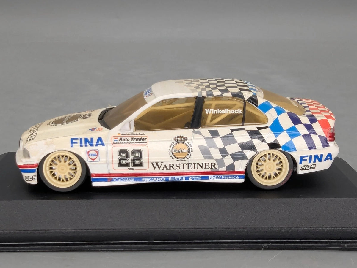 Modellautos 1:43 Minichamps BMW 318i  BC 1993 #22 J. Winkelhock mit OVP