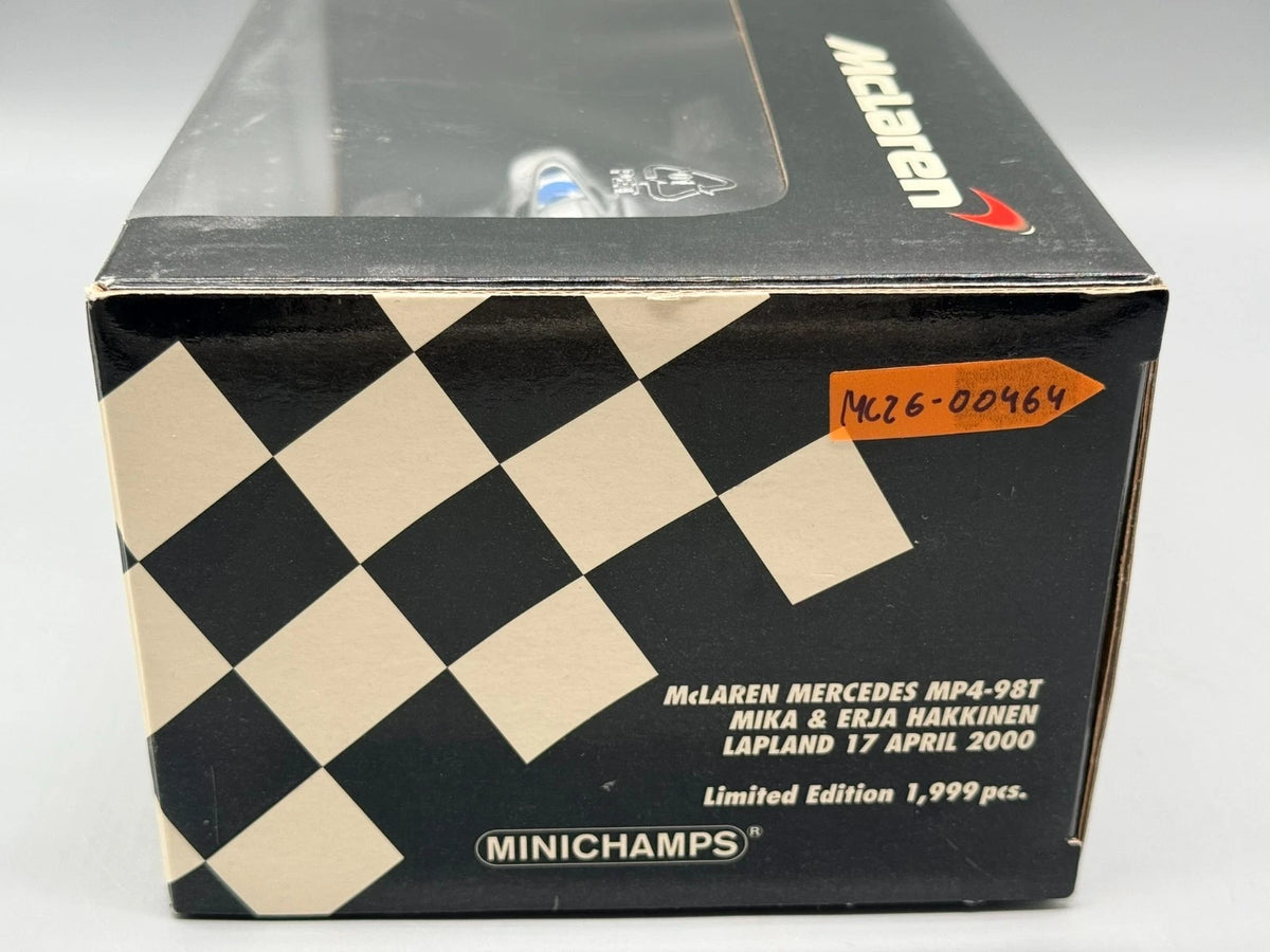 Modellautos 1:18 Minichamps McLaren Mercedes MP-498T Lapland 2000 + OVP