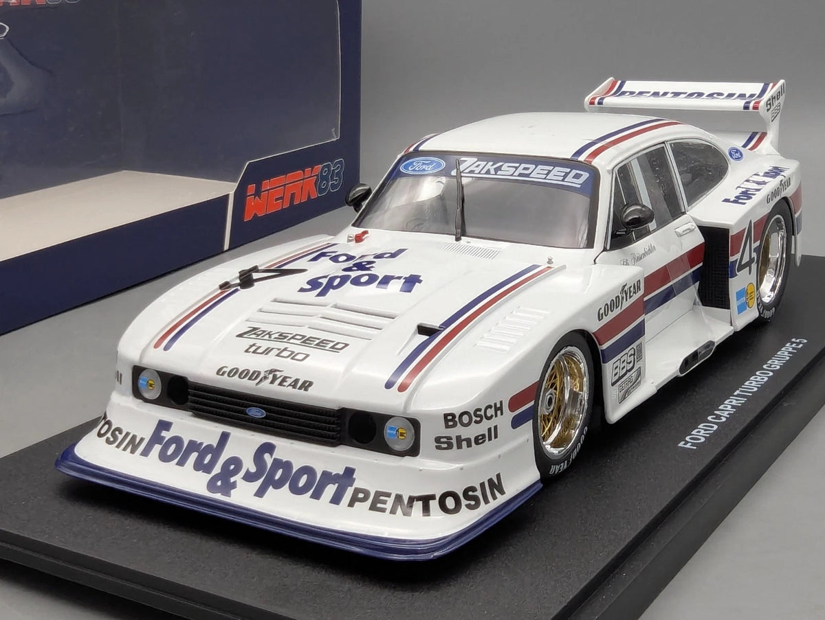 Modellautos 1:18 Werk83 Ford Capri Turbo Gr.5 DRM 1982 #4 Lili Reisenbichler OVP