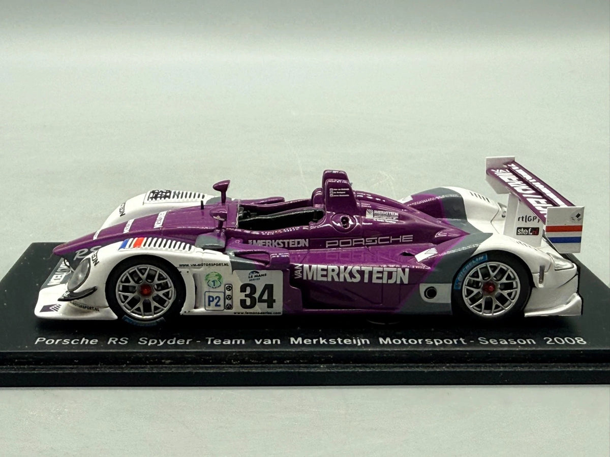 Modellautos 1:43 Spark Porsche RS Spyder Team van Merksteijn Motorsport mit OVP