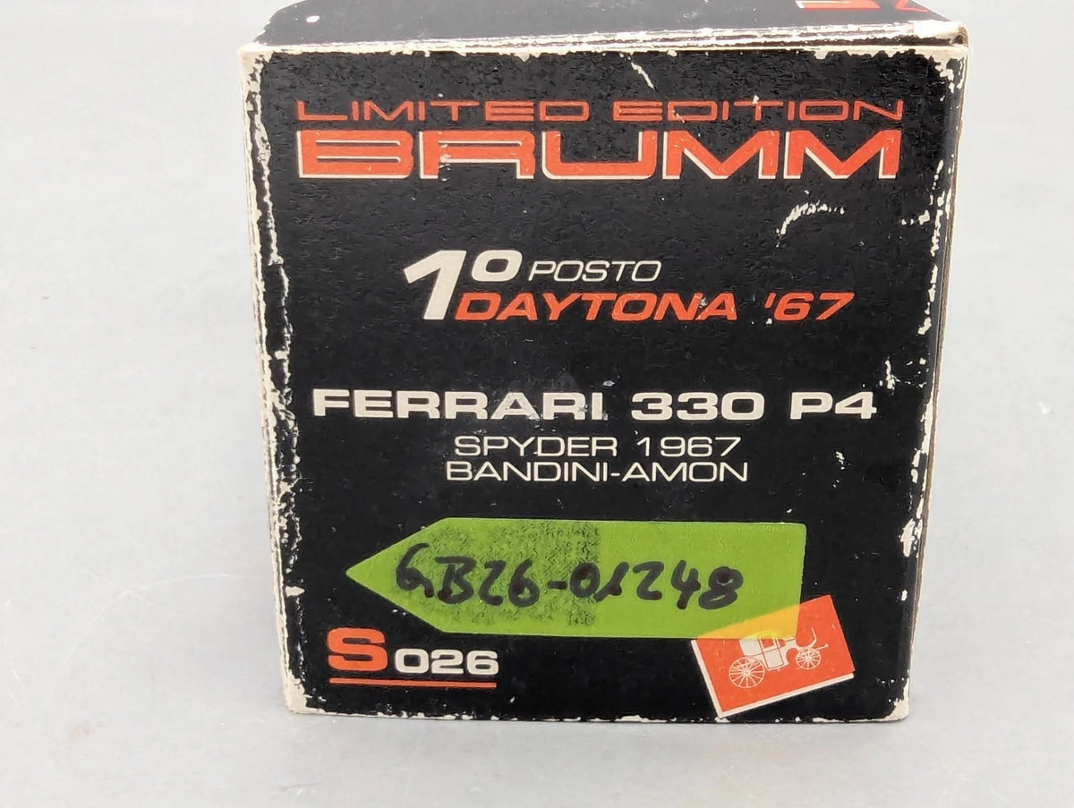 Modellautos 1:43 Brumm Ferrari 330 P4 Spyder WINNER Daytona 1967 #23 mit OVP