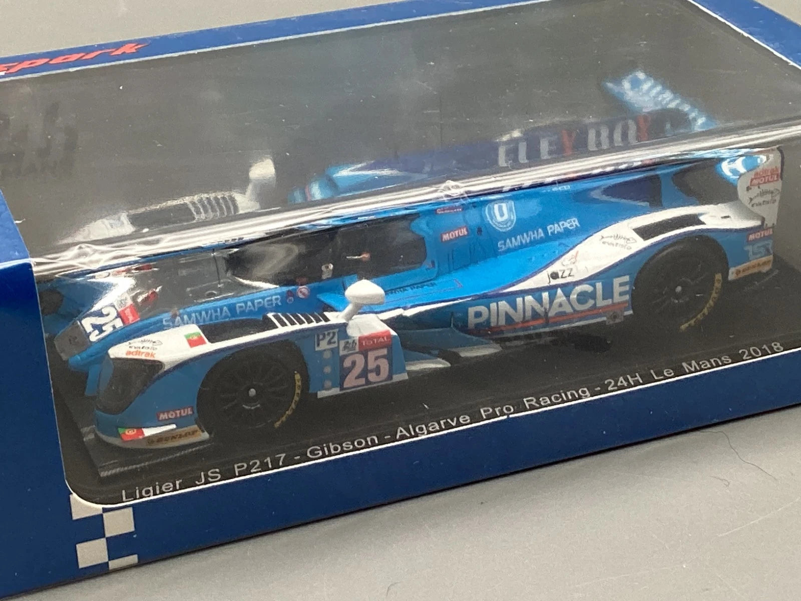 Modellautos 1:43 Spark Ligier JS P217 Gibson Algarve LM 2018 #25 OVP ungeöffnet