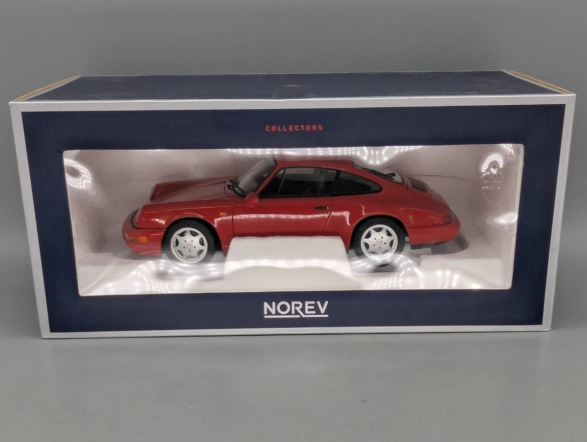 Modellautos 1:18 Norev Porsche 911 Carrera 2 1990 Red mit OVP