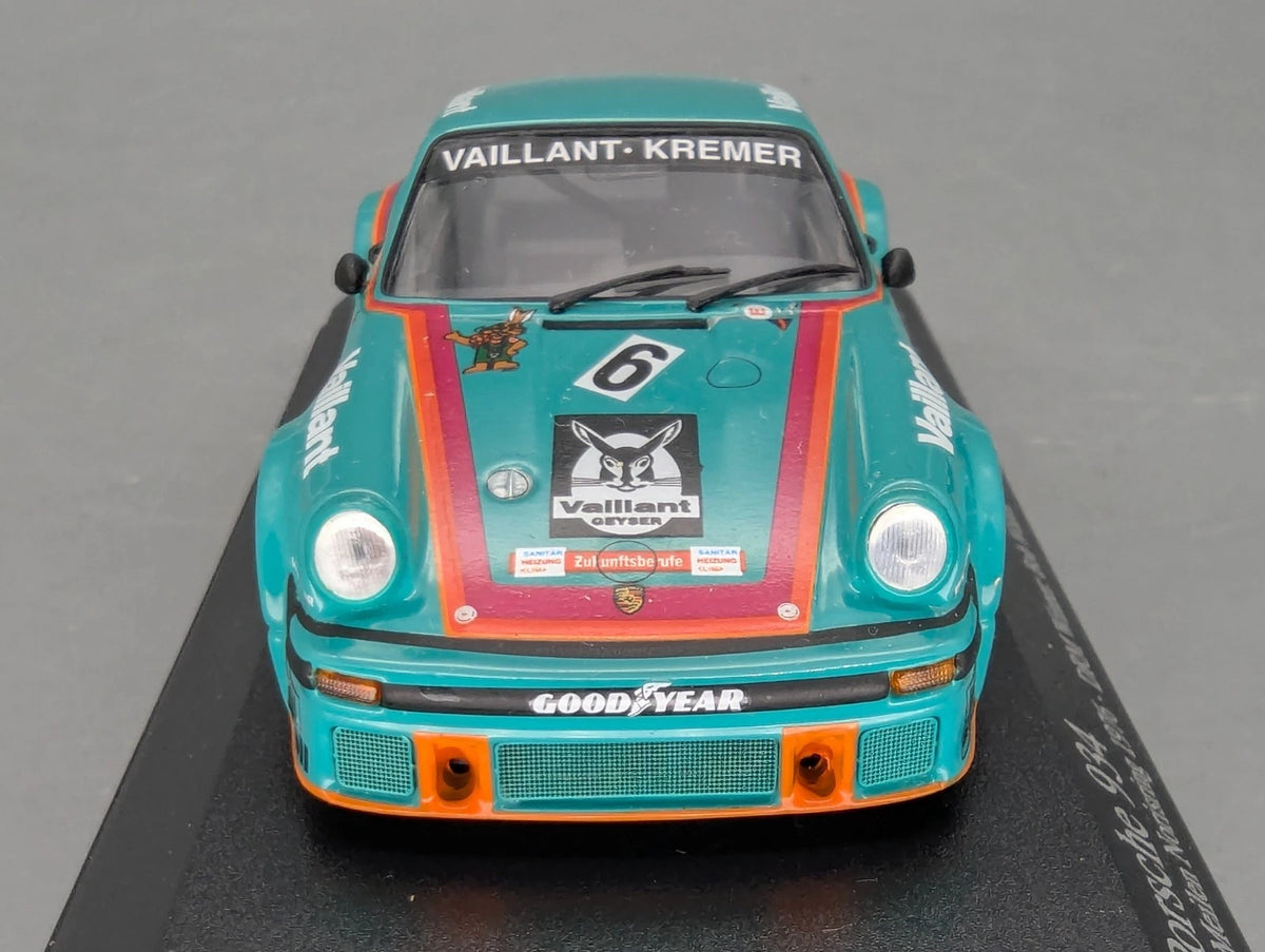 Modellautos 1:43 Minichamps Porsche 934 Norisring 1976 DRM WINNER #6 Wollek OVP