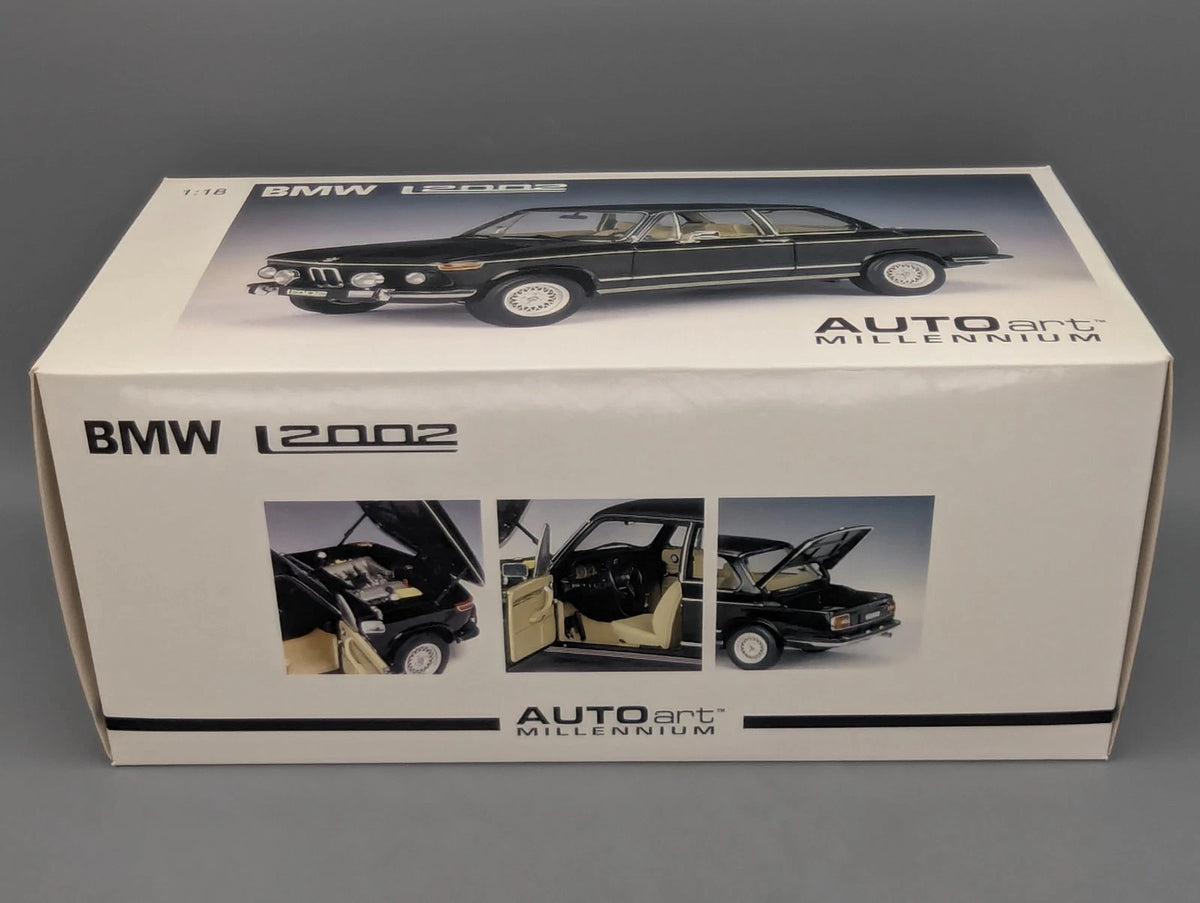 Modellautos 1:18 AUTOart Millenium 70503 BMW 2002 L Black mit OVP