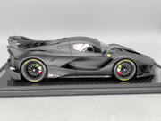 Modellautos 1:18 BBR Ferrari FXX EVO Matt Black Ltd 01/15 Stck in OVP