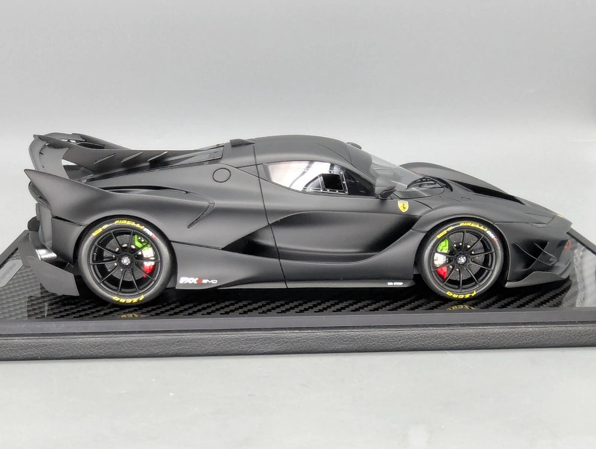 Modellautos 1:18 BBR Ferrari FXX EVO Matt Black Ltd 01/15 Stck in OVP