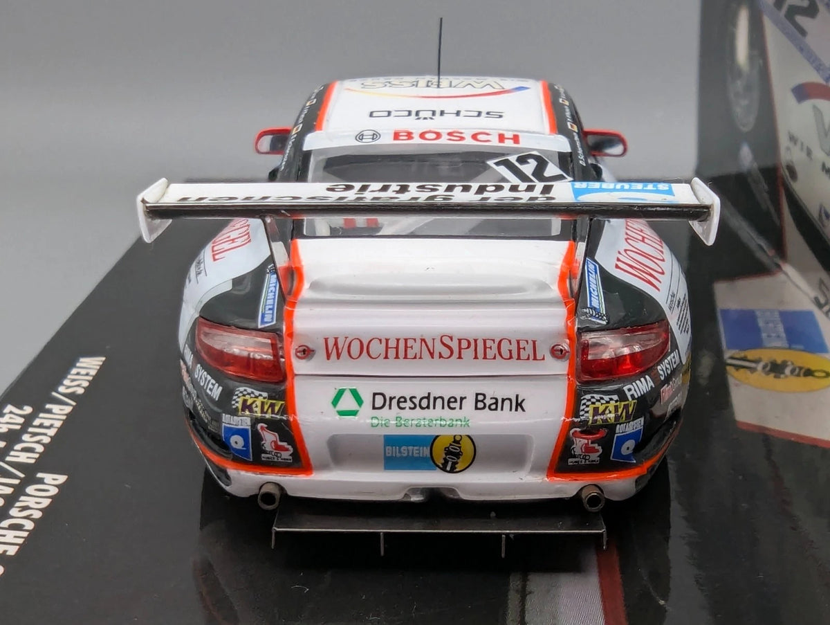 Modellautos 1:43 Minichamps Porsche 911 GT3 Cup 24h Nürburgring 2007 #12 mit OVP