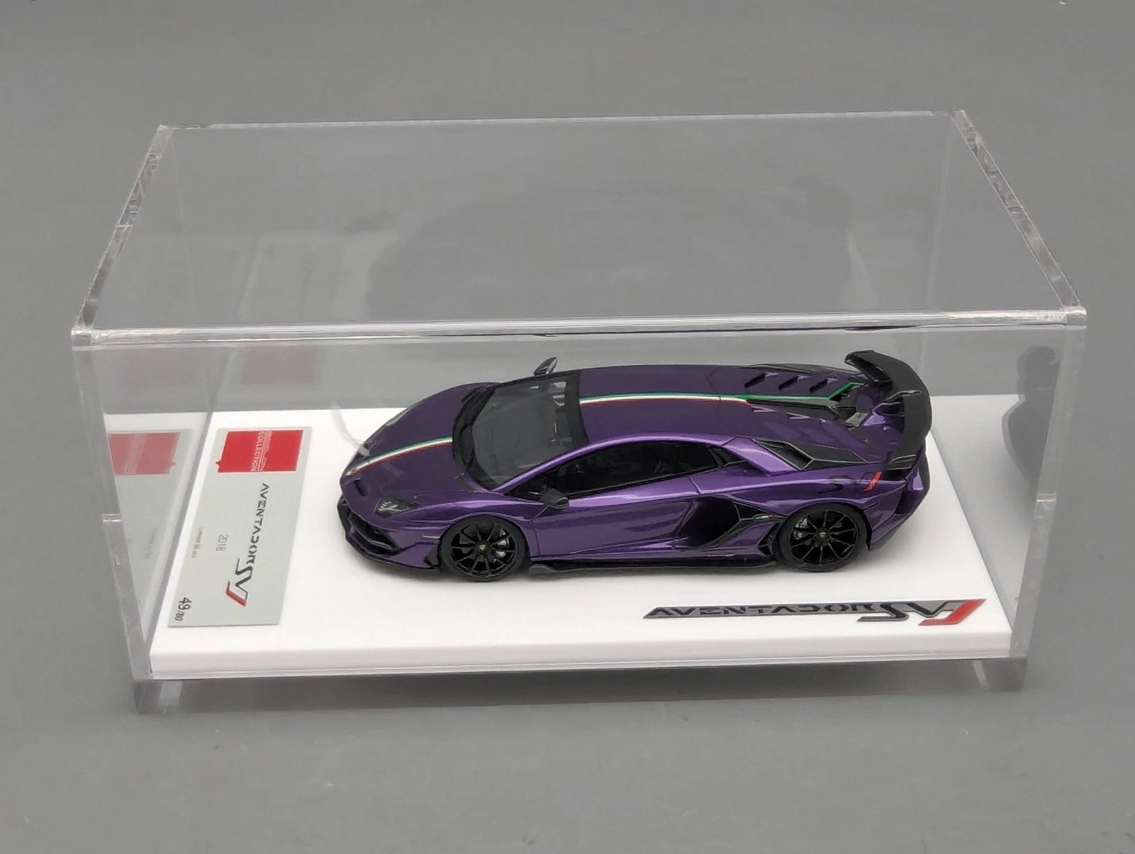 Eidolon Make Up 1:43 Lamborghini Aventador SVJ 2018 Limited 49/80 Viola Pas. OVP
