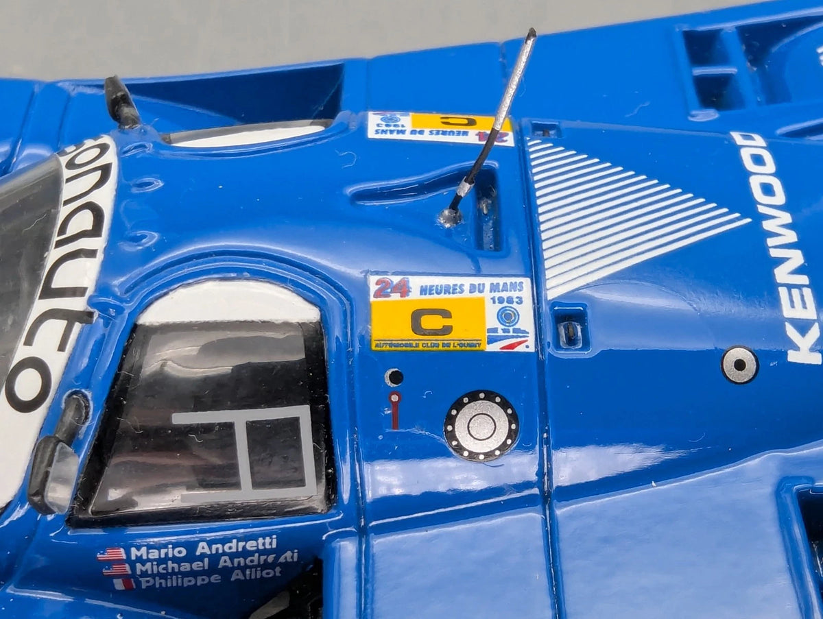 Modellautos 1:43 Minichamps Porsche 956L 24h Le Mans 1983 #21 Andretti u.A. OVP