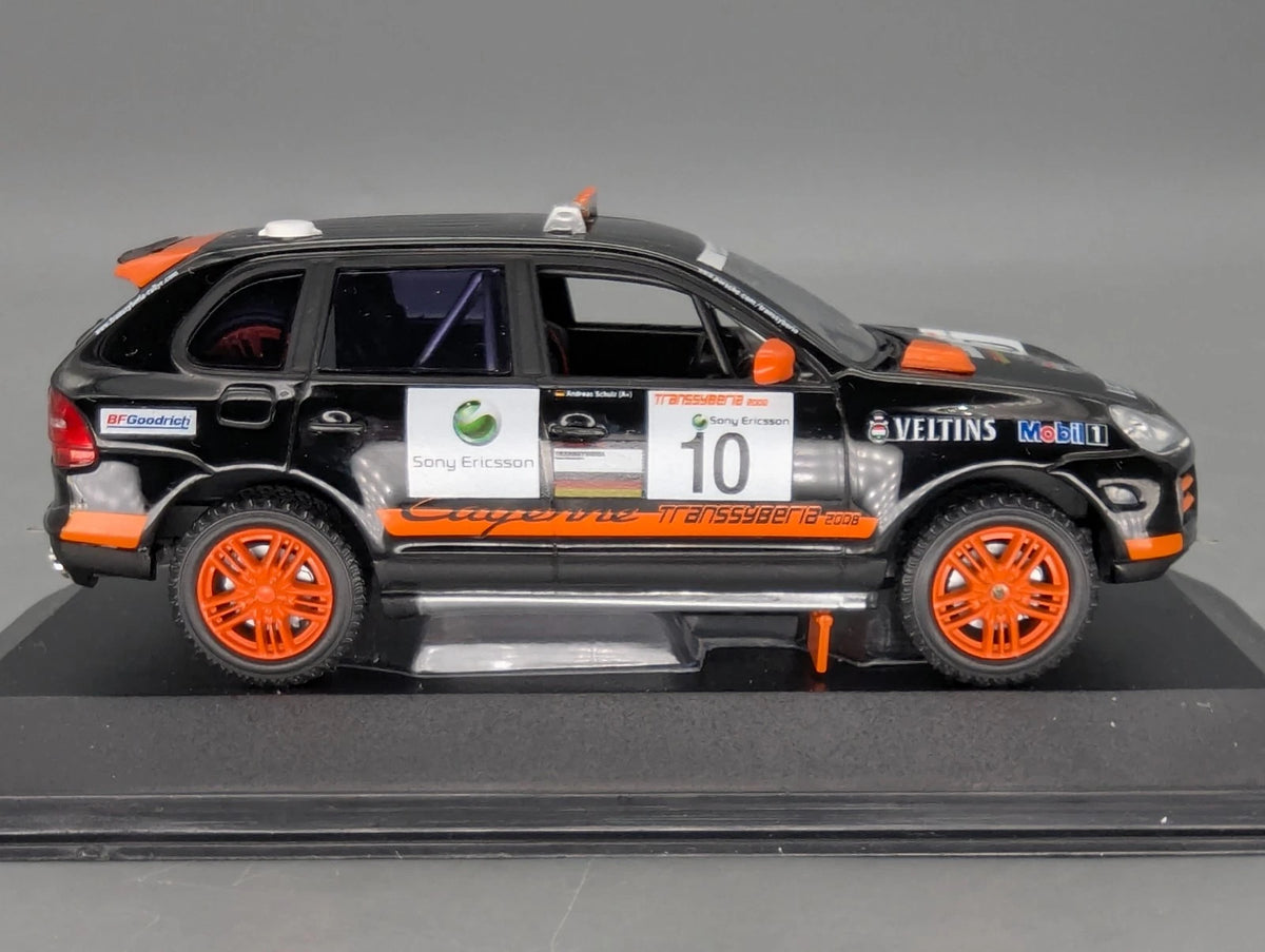 Modellautos 1:43 Minichamps Porsche Cayenne Transsyberia 2008 #10 WAP Dealer OVP