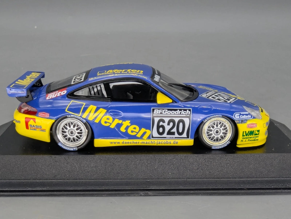 Modellautos 1:43 Minichamps Porsche 911 GT3 Cup 2004 WINNER #620 Manthey OVP