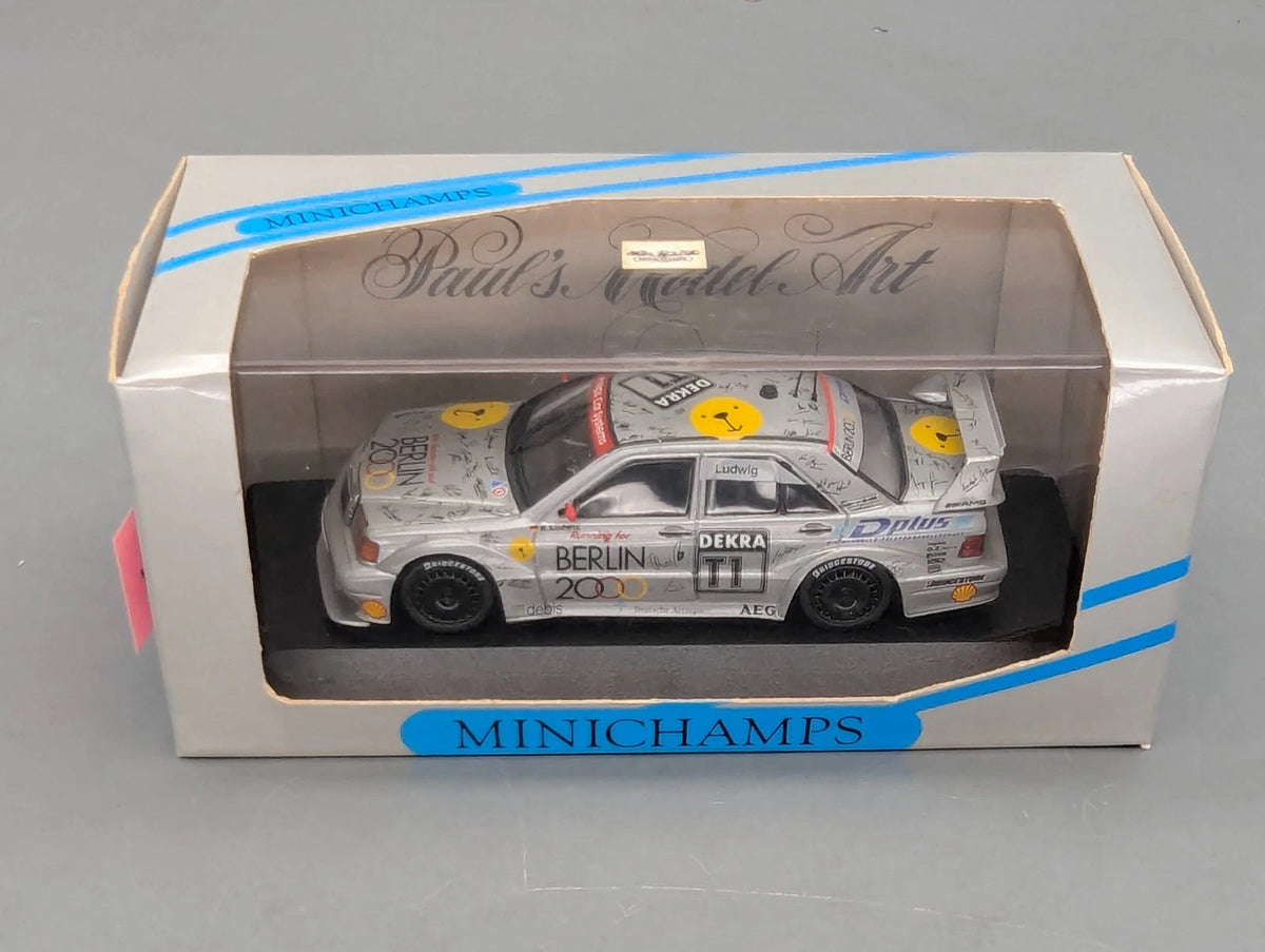 Modellautos 1:43 Minichamps Mercedes‑Benz 190 E Evo 2 DTM 1993 #1 Ludwig OVP
