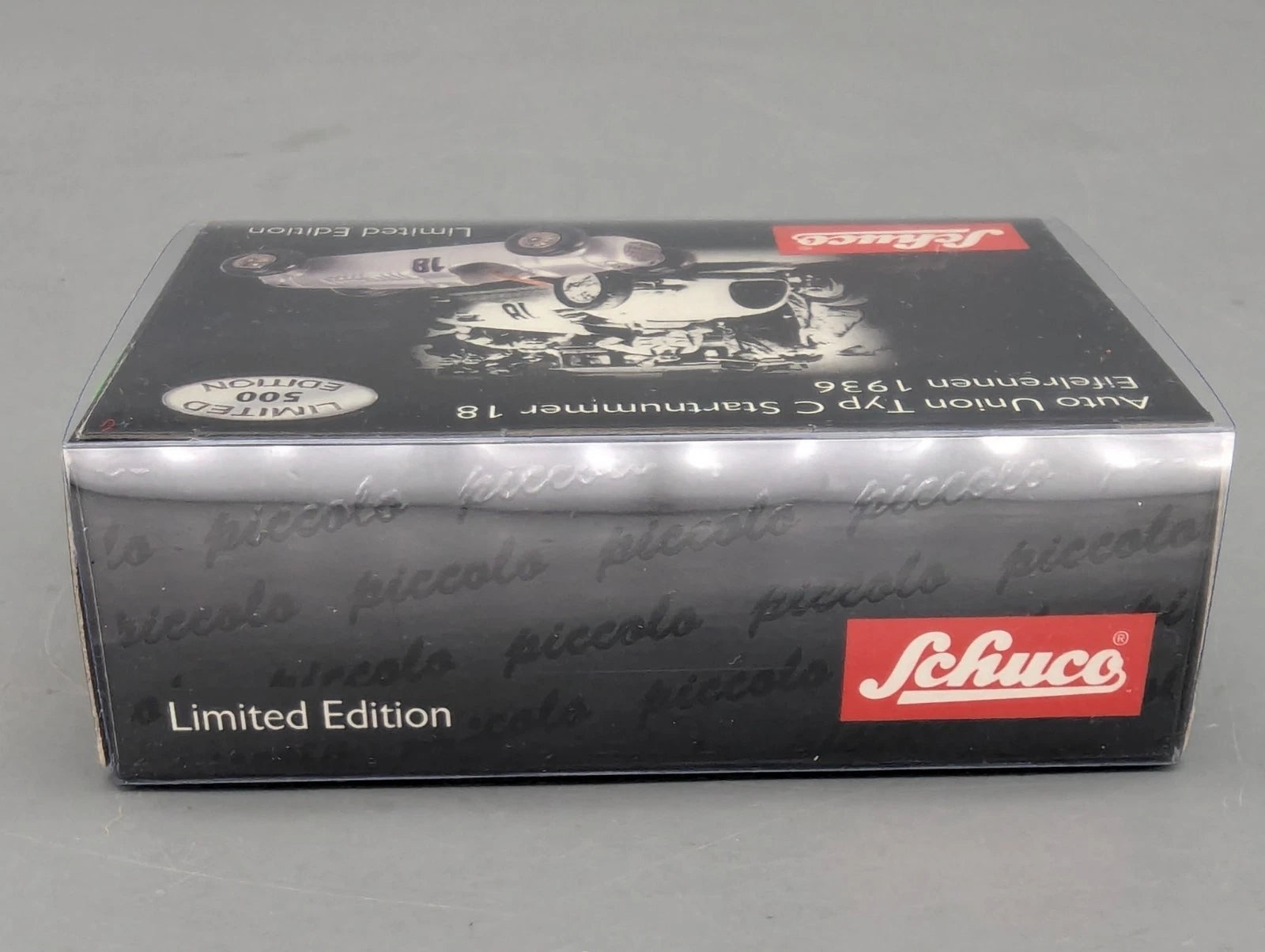 Modellautos 1:90 Schuco Piccolo Auto Union Typ C Eifelrennen 1936 #18 in OVP