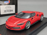 Modellautos 1:43 BBR Concept43 Ferrari 296 GTB Rosso Corsa 322 Ltd 222/300 OVP