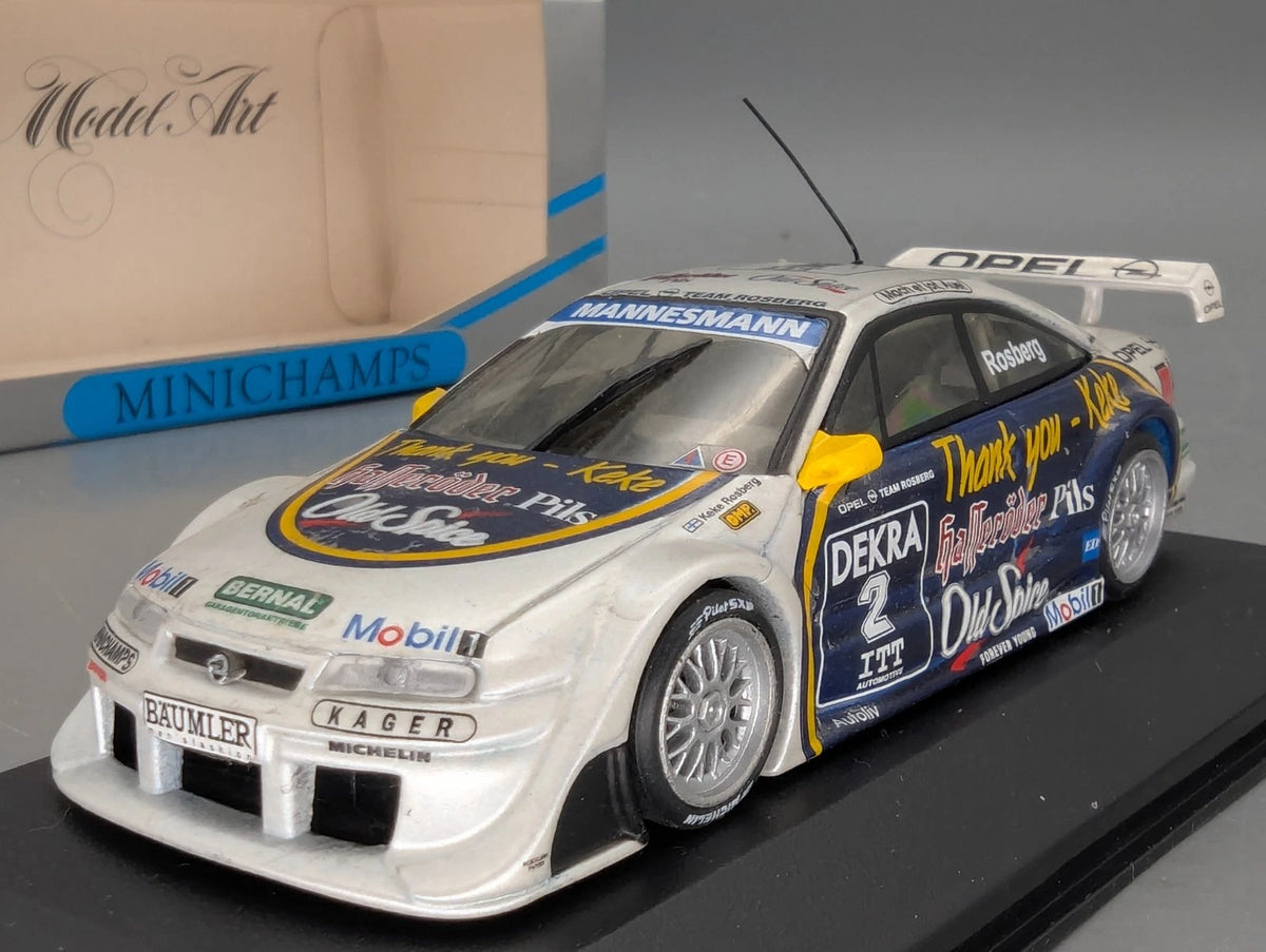 Modellautos 1:43 Minichamps Opel Calibra V6 DTM 1996 Bye Bye Keke #2 Rosberg OVP