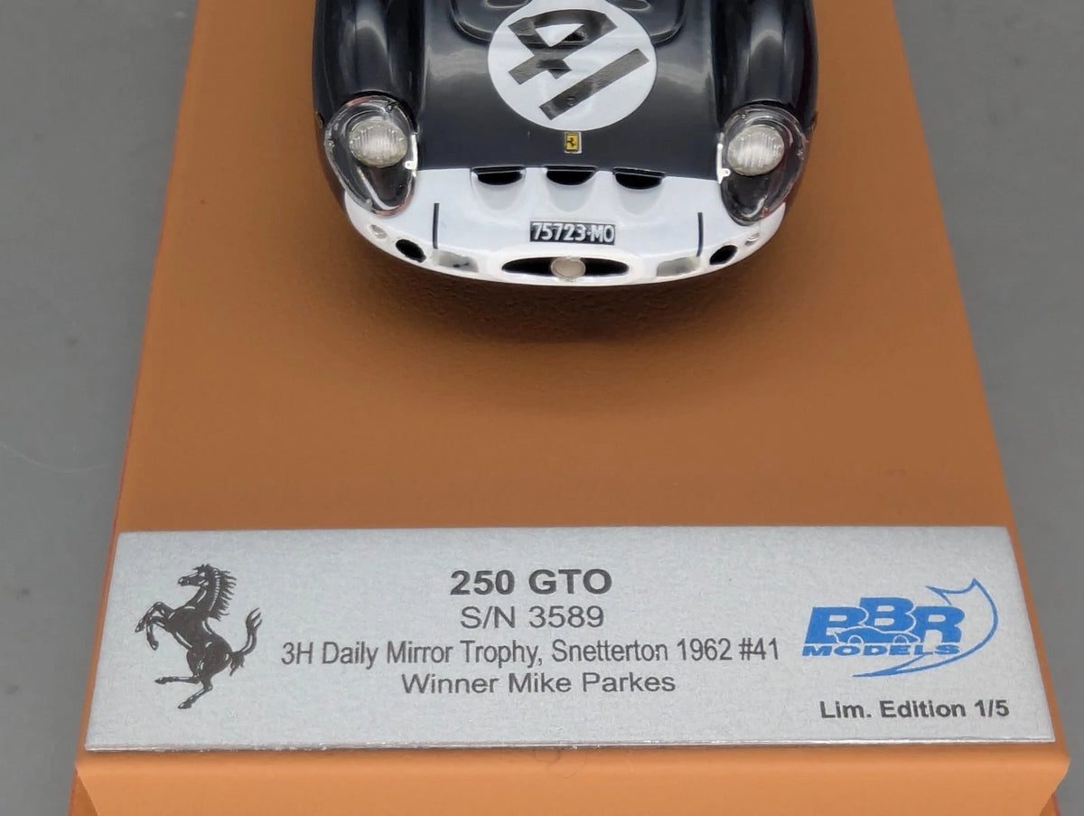 Modellautos 1:43 BBR Ferrari 250 GTO WINNER 3h 1962 Ltd 01/05 #41 Parkes mit OVP