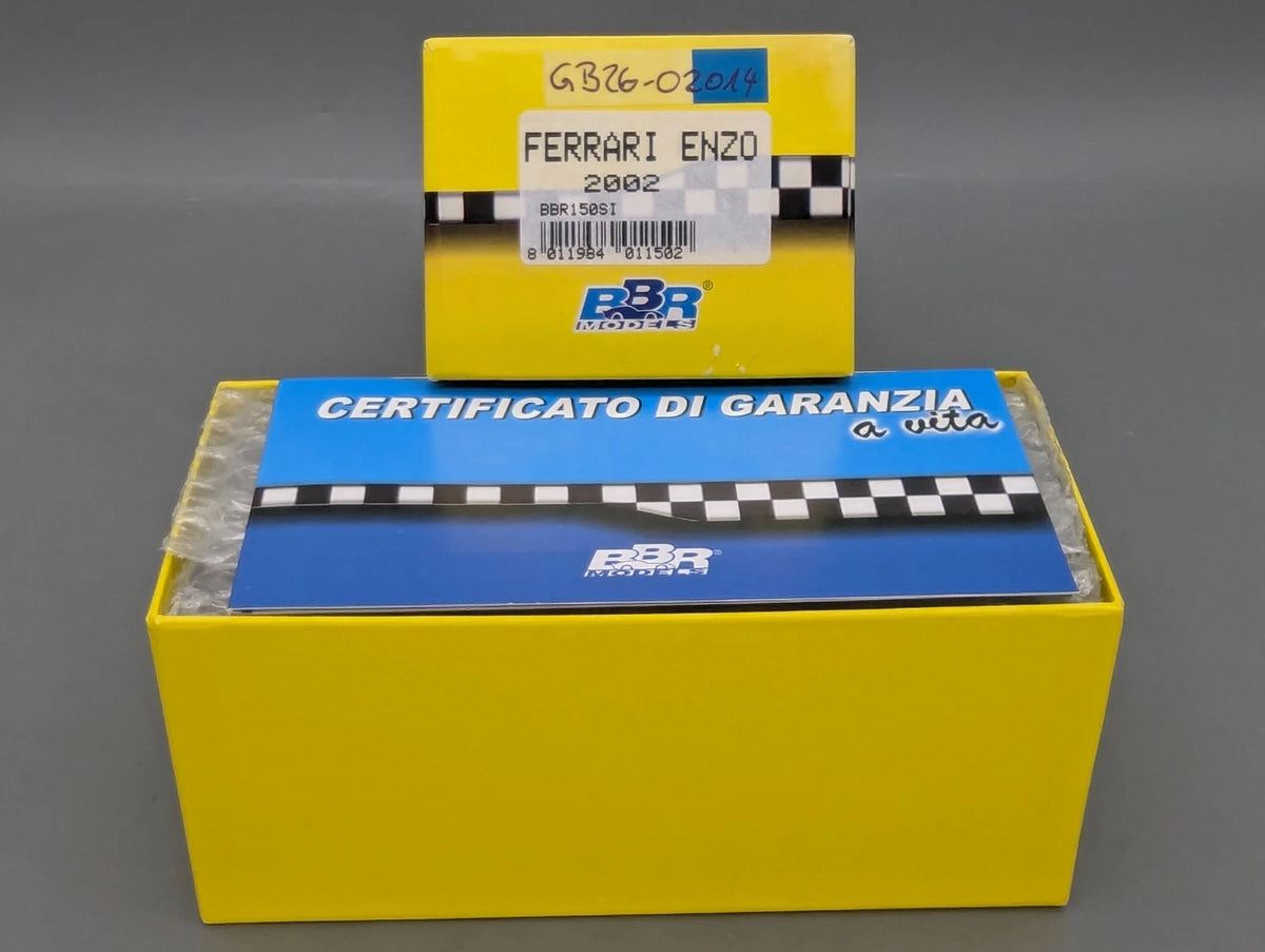 Modellautos 1:43 BBR Ferrari Enzo 2002 mit Vitrine und OVP