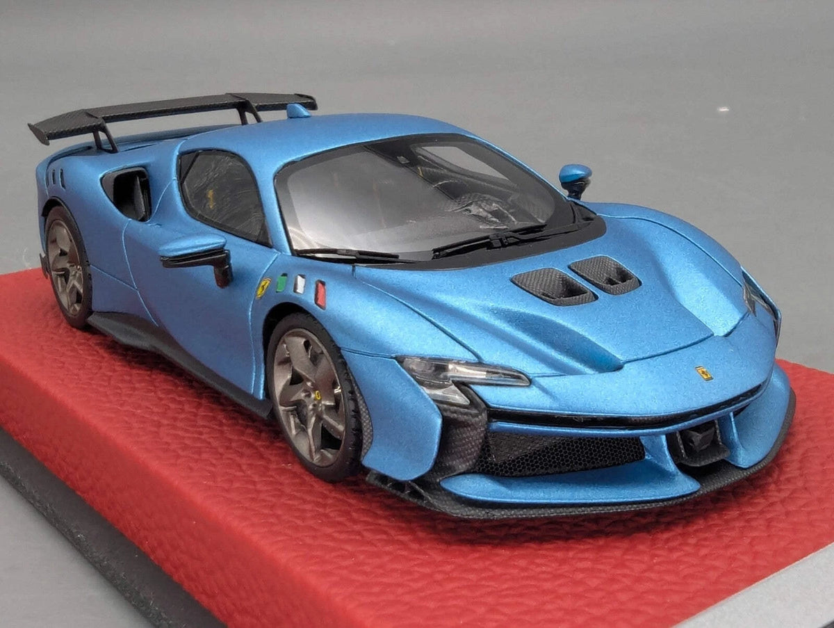 Modellautos 1:43 BBR Concept43 Ferrari SF90XX Stradale Matt Blue Ltd 19/20 OVP