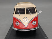 Modellautos 1:43 Minichamps Volkswagen VW Classic Bus T1 Rot Weiß mit Dealer OVP
