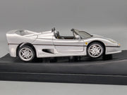 Modellautos 1:18 Hot Wheels Ferrari F50 Spider Silber mit OVP