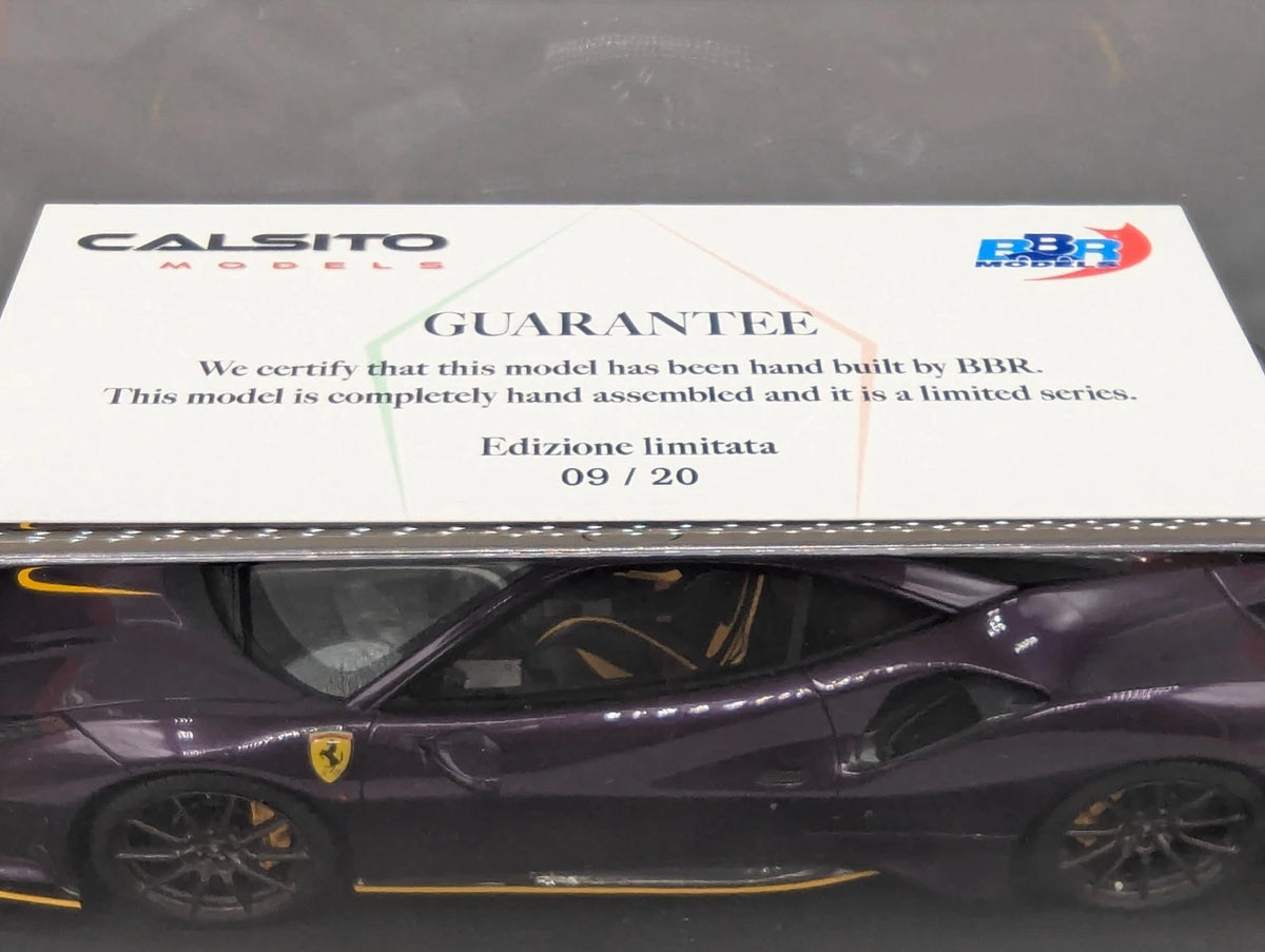 Modellautos 1:18 BBR CALSITO Ferrari 488 Pista Dubai Ltd 09/20 Stck in OVP