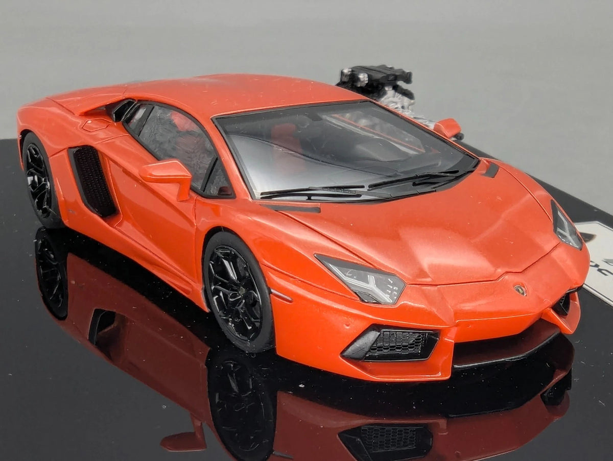 Eidolon Make Up 1:43 Lamborghini Aventador LP700-4 2011 Engine Set Arancio OVP