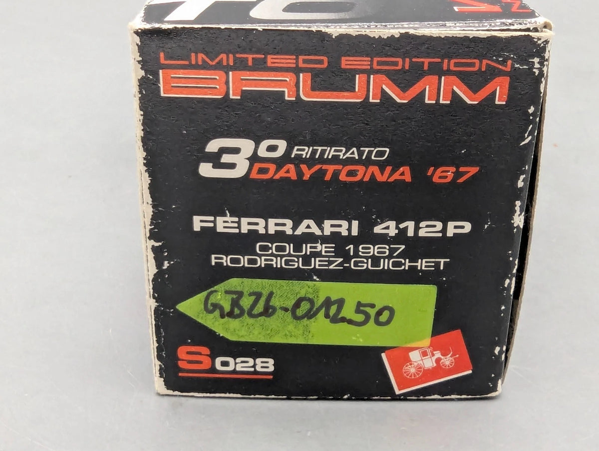 Modellautos 1:43 Brumm Ferrari 412P Coupe Daytona 1967 #26 mit OVP