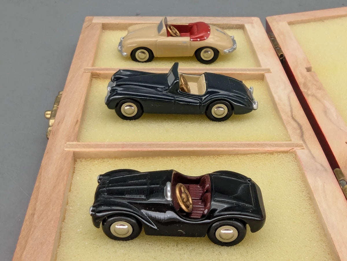 Modellautos 1:90 Schuco Piccolo-Set 1999 3-teilig Porsche Jaguar Ferrari OVP