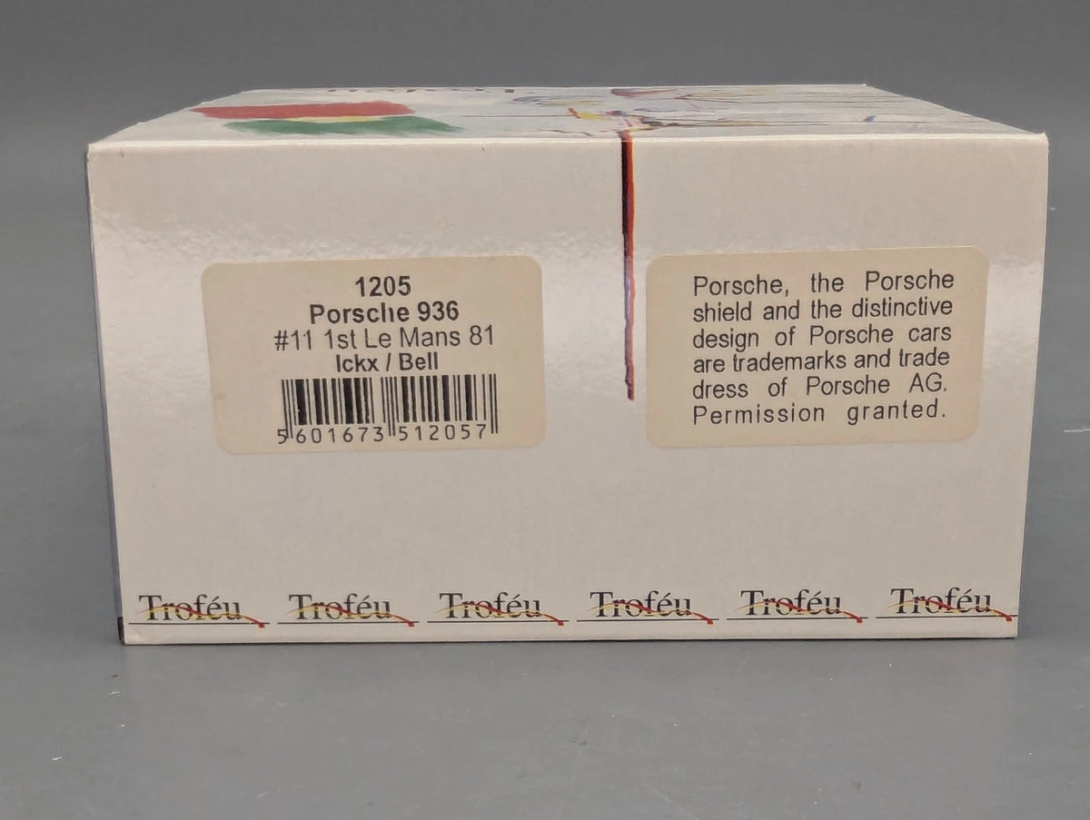 Modellautos 1:43 Trofeu Porsche 936 WINNER Le Mans 1981 #11 Ickx Bell mit OVP