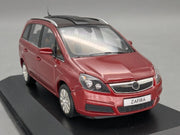Modellautos 1:43 Minichamps Opel Zafira Rot Metallic mit Dealer OVP