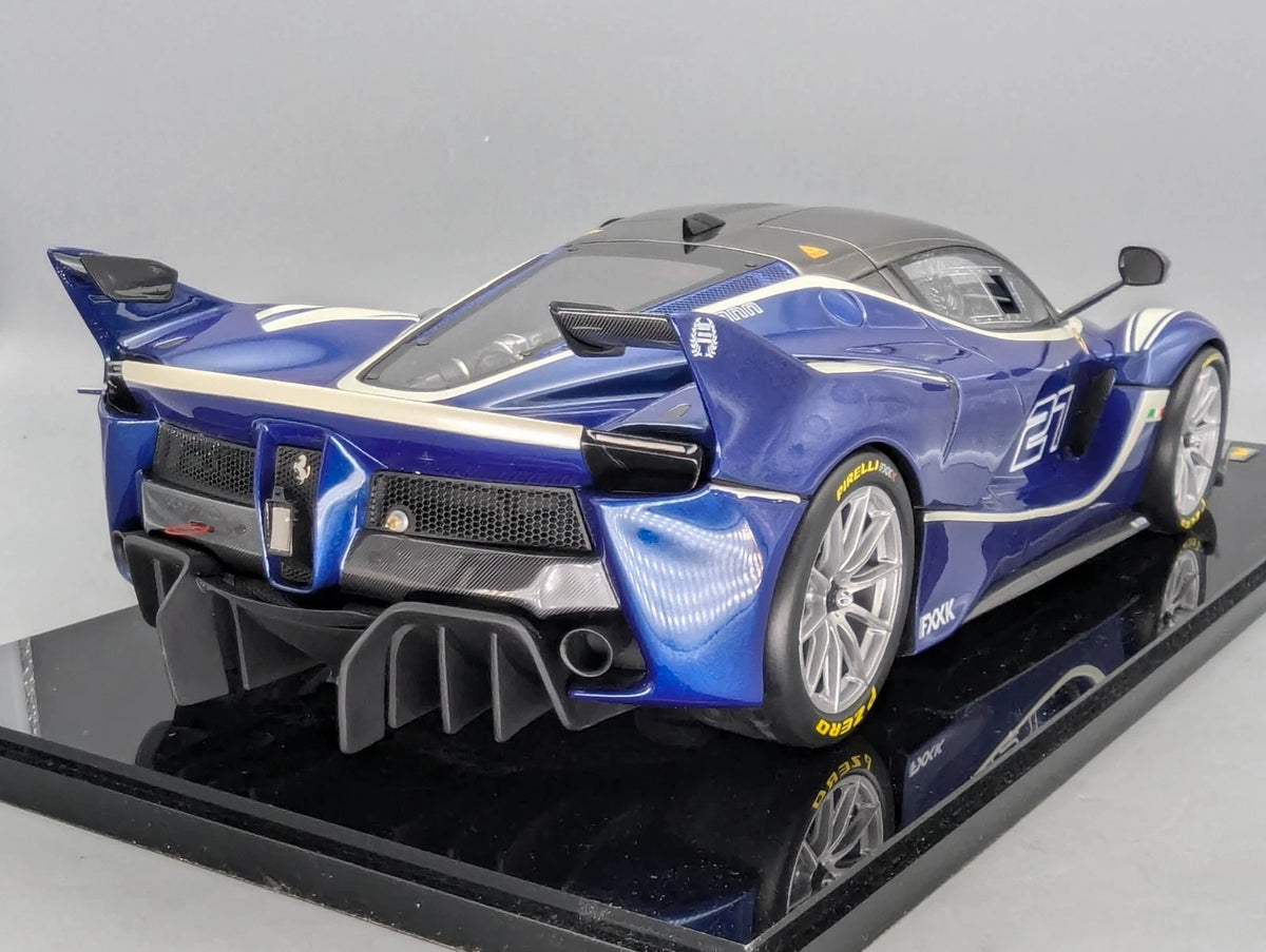 Modellautos 1:12 BBR Ferrari FXX-K 2014 Car #27 Blue UNIKAT Ltd 01/01 OVP