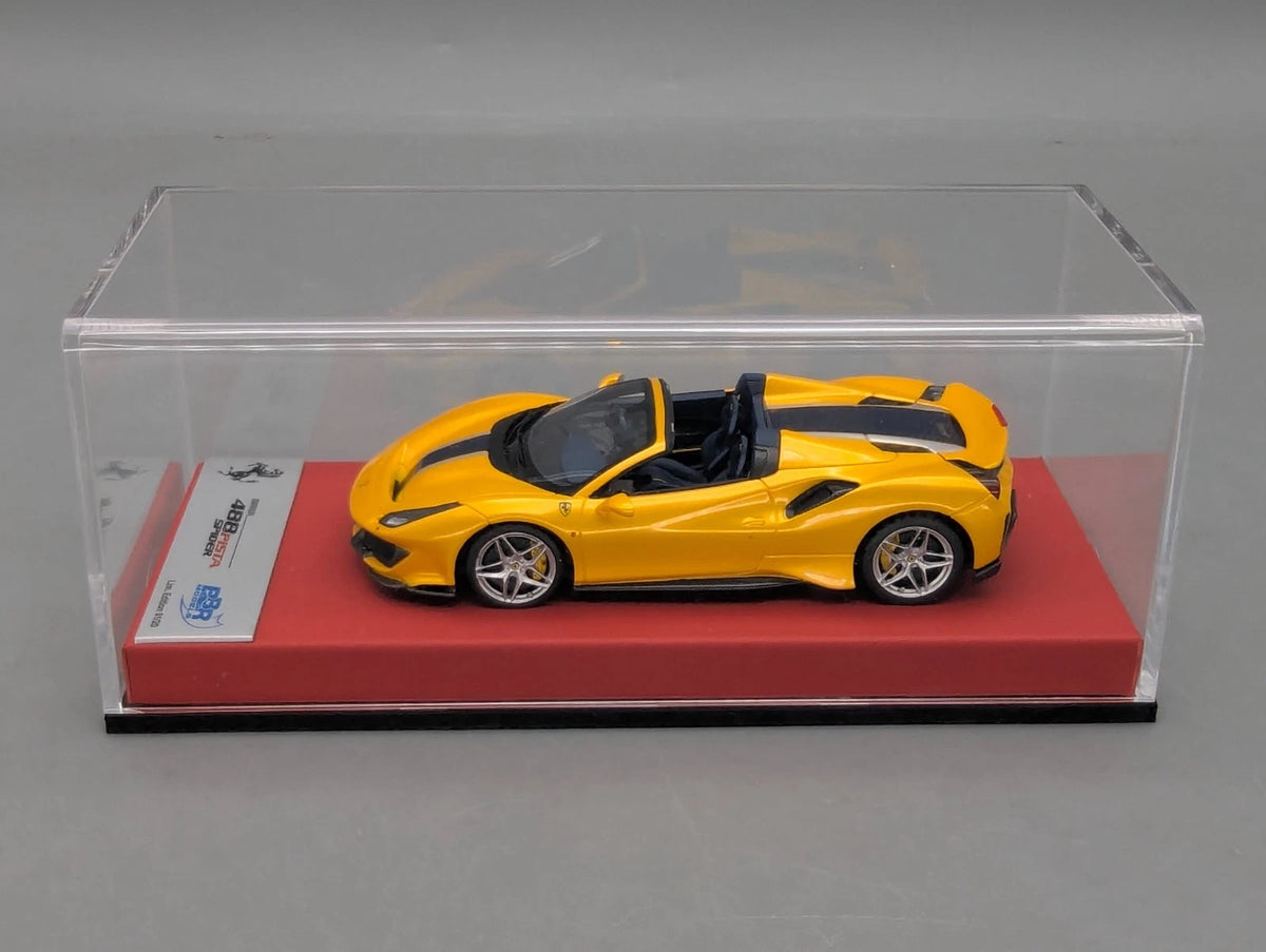 Modellautos 1:43 BBR Concept43 Ferrari 488 Pista Spider RHD Giallo Ltd 01/20 OVP