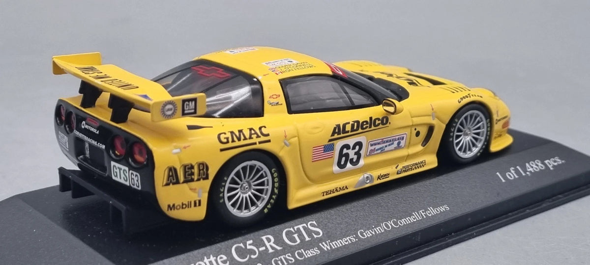 Modellautos 1:43 Minichamps Chevrolet Corvette C5-R GTS #63 Ltd 1/1488 OVP