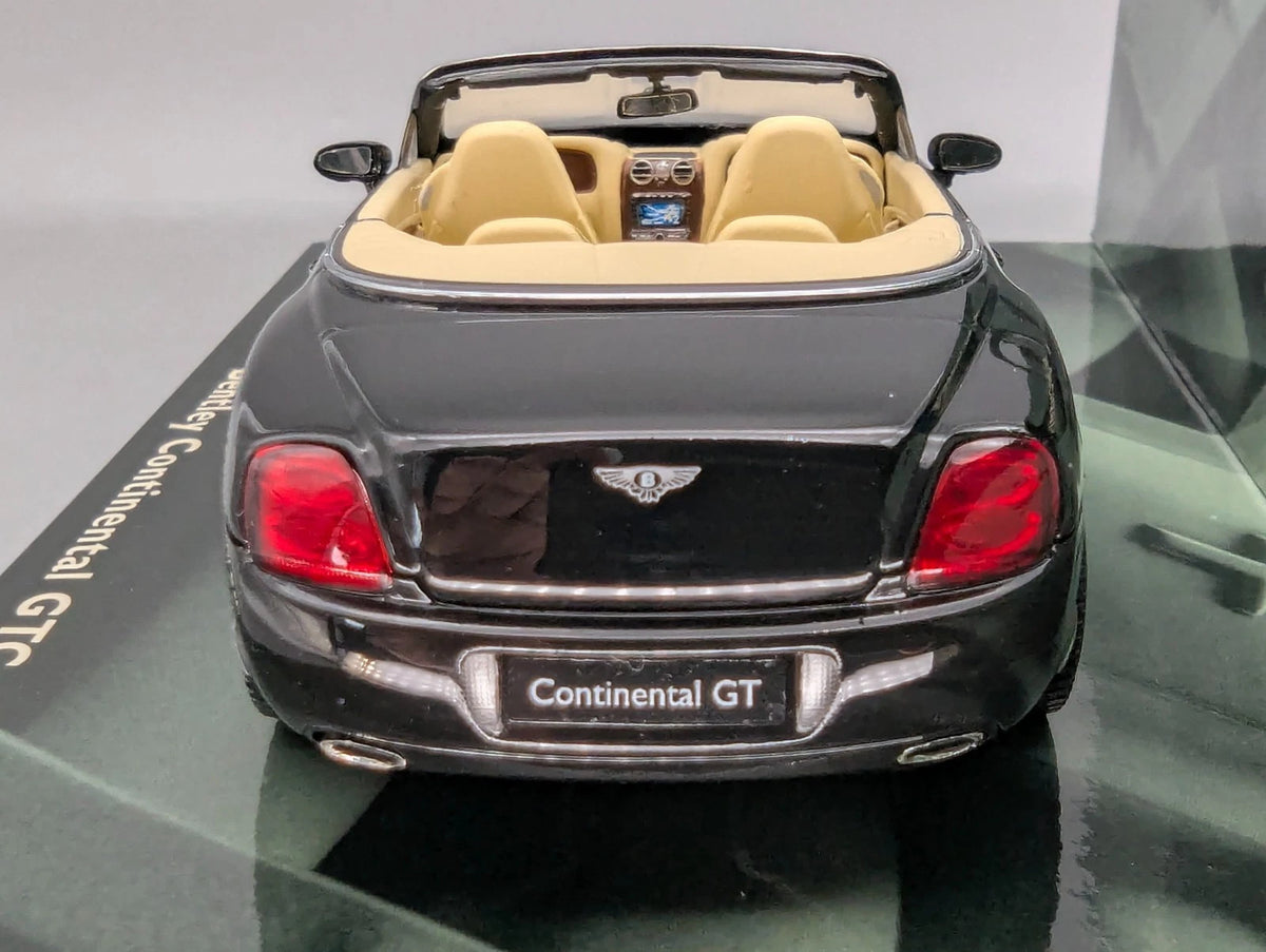 Modellautos 1:43 Minichamps Bentley Continental GTC 2006 Schwarz mit OVP