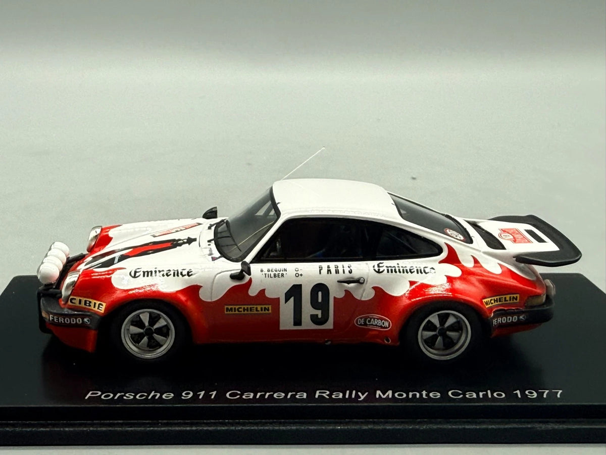 Modellautos 1:43 Spark Porsche 911 Carrera Rally Monte Carlo 1977 + OVP