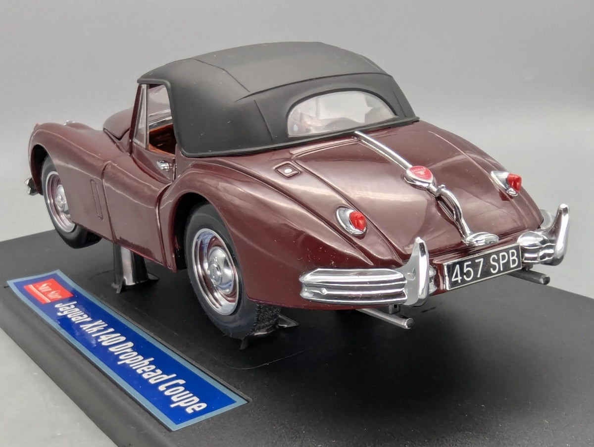 Modellautos 1:18 Sun Star Jaguar XK140 Drophead Coupe Dunkel Rot mit OVP