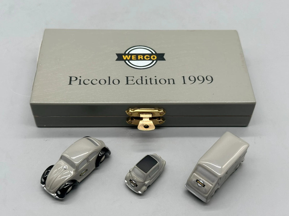 Modellautos 1:90 Schuco Piccolo-3er Set Werco Piccolo Edition 1999 in OVP