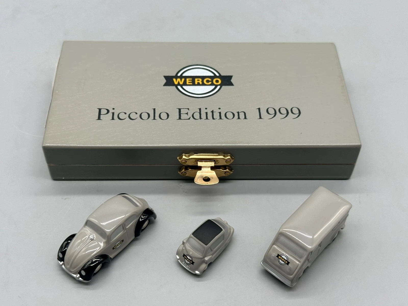 Modellautos 1:90 Schuco Piccolo-3er Set Werco Piccolo Edition 1999 in OVP