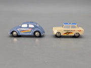 Modellautos 1:90 Schuco Piccolo Set 15 Jahre deutsche Einheit VW + Trabant OVP